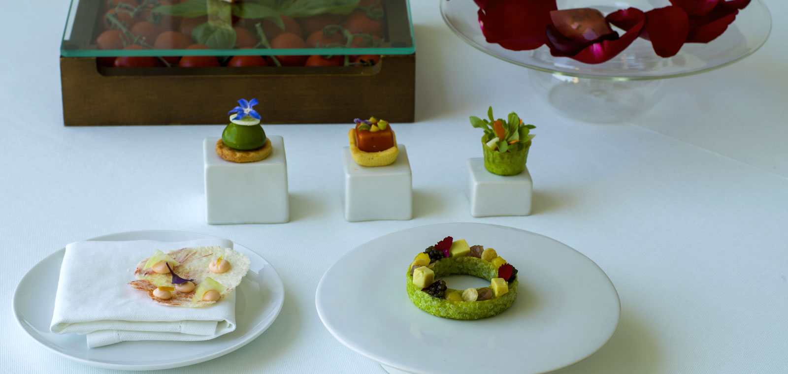 Signature cuisine at Terrazza Bosquet
